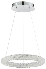 Luxera 64391 - LED Krištáľový luster na lanku ALMEDA LED/24W/230V