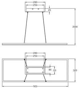 Fabas Luce 3394-45-102 - LED Stmievateľný luster BARD LED/52W/230V 3000K biela