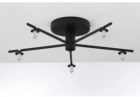 Jupiter 2047 - Prisadený luster PRATO 5xG9/10W/230V čierna/béžová