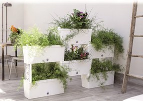 BAMA Sada zavlažovacích hrantíkov BRICK, biela