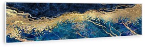 Wonderwall Air Art Smart, infračervený ohrievač, 120 x 30 cm, 350 W, modrý mramor