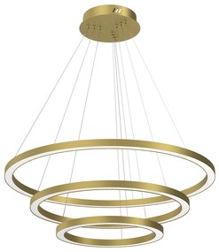 Závesné LED svietidlo Galaxia, 3x LED 85w, 3500k, g