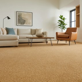 Vopi, AKCIA: 70x400 cm Koberec metráž Eton béžový 70 - neúčtujeme odrezky z role - obšitý zo všetkých strán, šíře, béžová, filc, kancelária