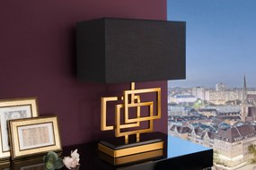 Stolná lampa Leonor 56cm zlatá