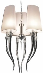 Azzardo AZ0028 - Luster na reťazi DIABLO 6xE14/11W/230V biela