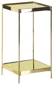 Odkladací stolík 29 x 29 cm zlatý ALSEA Beliani