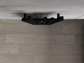 Mexen Omaha, vykurovacie teleso 1800 x 420 mm, 655 W, čierna, W208-1800-420-00-70