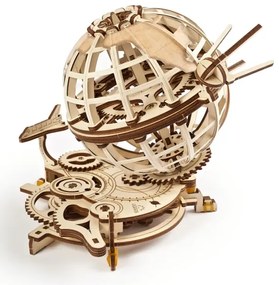 Ugears - 3D drevenené mechanické puzzle Glóbus