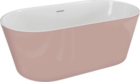 Polimat Akrylátová voľne stojaca vaňa Uzo 160x80 POLIMAT-Rozmery: 160x80, POLIMAT-Farba vane: Biela / čierna mat