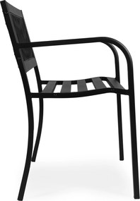 Zahradní lavička Mariner 120 cm černá