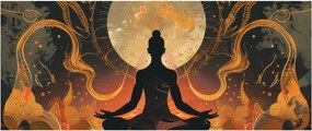 Obraz - Meditácia (120x50 cm)