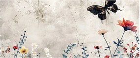 Obraz - Lúka v betóne (120x50 cm)
