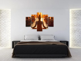 Obraz - Lekcia jogy (150x105 cm)