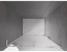 Mexen Velar L, posuvné sprchové dvere do otvoru 110 cm, 8mm číre sklo, chrómová, 871-110-003-01-01