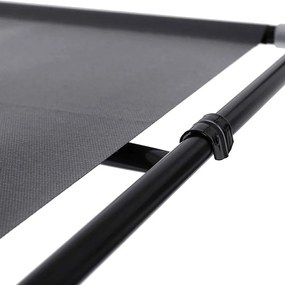 Prenosná látková skriňa, šatník CLOSET, 150x175x45cm, šedá SongmicsHome