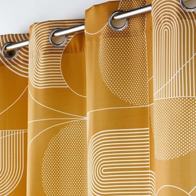 Záves v medenej farbe 140x280 cm Esquisse – douceur d'intérieur