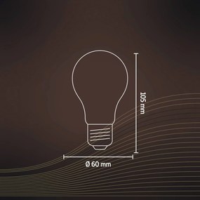 Calex Smart E27 A60 LED 7W filament 1800–3000K 2ks