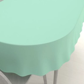 Biante Dekoračný oválny obrus Rongo RG-019 Mintový 140x180 cm