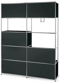 Kovový skriňový systém »CN3«, čierny