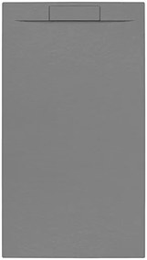 Sprchová vanička obdĺžniková SAT Fusion 120x90 cm liaty mramor Gris SATFU12090GR