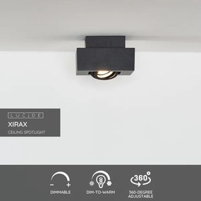 Lucide 09119/06/30 - LED Bodové svietidlo XIRAX 1xGU10/5W/230V čierna