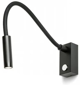 RED - Design Rendl - R10541 - LED Flexibilná lampička AIM LED/3W/230V čierna