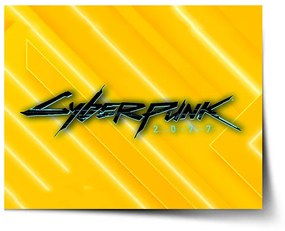 Sablio Plagát Cyberpunk 2077 Žltý - 90x60 cm