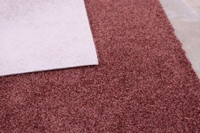 Vopi, Metrážny koberec Capri terra - neúčtujeme odrezky z role, na mieru, šíře 1,33m,1m,2m,3m,4m,na mieru, neúčtujeme odrezky, oranžová, ab (mriežka), chodba / predsieň