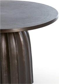 Kovový okrúhly odkladací stolík ø 60 cm Veglia – Light &amp; Living