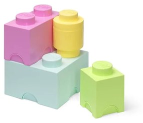 Plastové detské úložné boxy v súprave 4 ks Box - LEGO®