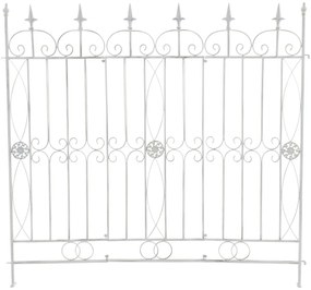 Mriežka na popínavé rastliny Mangold - 115 x 125 cm - Biela antik