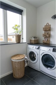 Kôš na bielizeň Plameria (prírodná + biela). Akcia -10%. Vlastná spoľahlivá doprava až k Vám domov. 1147010