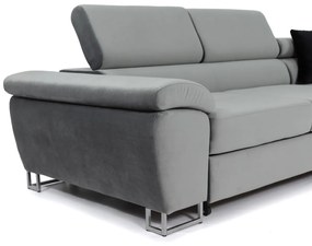 Rohová sedačka Alvin 2e2, Dostupné poťahy: Magic Velvet 2216 + Magic Velvet 2216 + Magic Velvet 2240