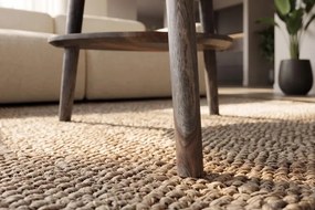 Dizajnový konferenčný stolík Lorelei 55 cm Sheesham sivý