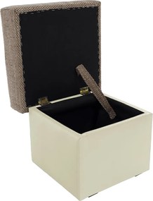 Taburetka T1 - cappuccino / béžová