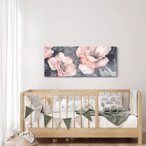 Obraz - Séria kvetov (120x50 cm)