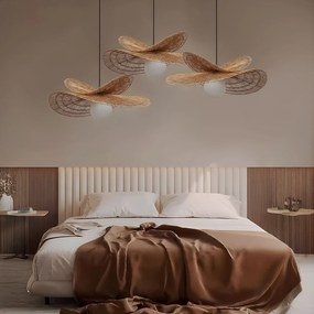 Toolight Toolight, závesné svietidlo BOHO 50cm, 1xE27, APP1737-1CP, prírodná hnedá-čierna, OSW-06060