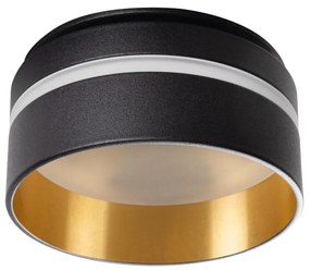 Kanlux 29234 - Podhľadové svietidlo GOVIK GU10/10W čierna/zlatá KX2447