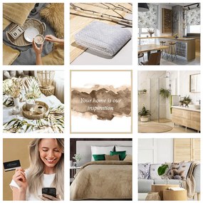 ZÁVES NA PÁSKE BLANKA 140X280 CM PRÍRODNÁ