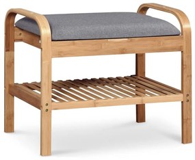 Skrinka na topánky 50x60 cm šedá/béžová