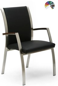 FORMDESIGN Konferenčné kreslo FERMATO CUATRO DOS čalúnenie ELEGANCE koža