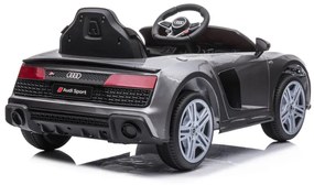 LEAN CARS ELEKTRICKÉ AUTÍČKO AUDI R8 - STRIEBORNÉ - 2x45W - 12V4,5Ah - 2022