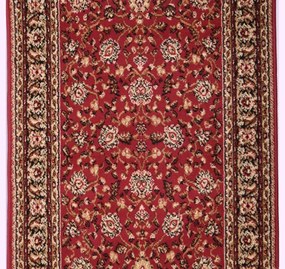 Weltom, AKCIA: 114x120 cm Behúň na mieru Samira New 12003-023 red - obšitý zo všetkých strán, červená, chodba / predsieň