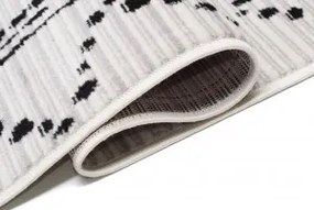 TA Koberec 3188B KRÉMOVÁ / ČIERNA JUNO Rozmer: 80x150 cm