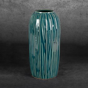 REA Dekoratívna váza 17x45 cm zelená