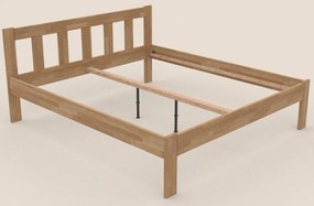 Manželská posteľ Tema 180x200 cm, prírodný buk