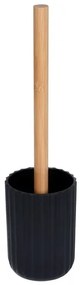 BISK Erga Preto, toaletná WC kefa na postavenie 91x91x335mm, čierna, ERG-08298
