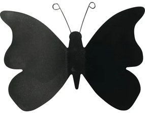 3D samolepiaca dekorácia 24002, čierne motýle, 12 ks v balení , 3 veľkosti