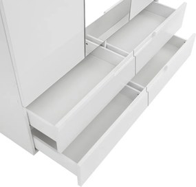 Šatníková skriňa so zásuvkami Spice