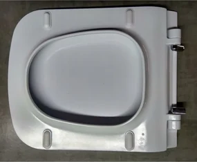 Cersanit Metropolitan, toaletné sedátko z duroplastu s pomalým zatváraním, biela, OK581-009-BOX